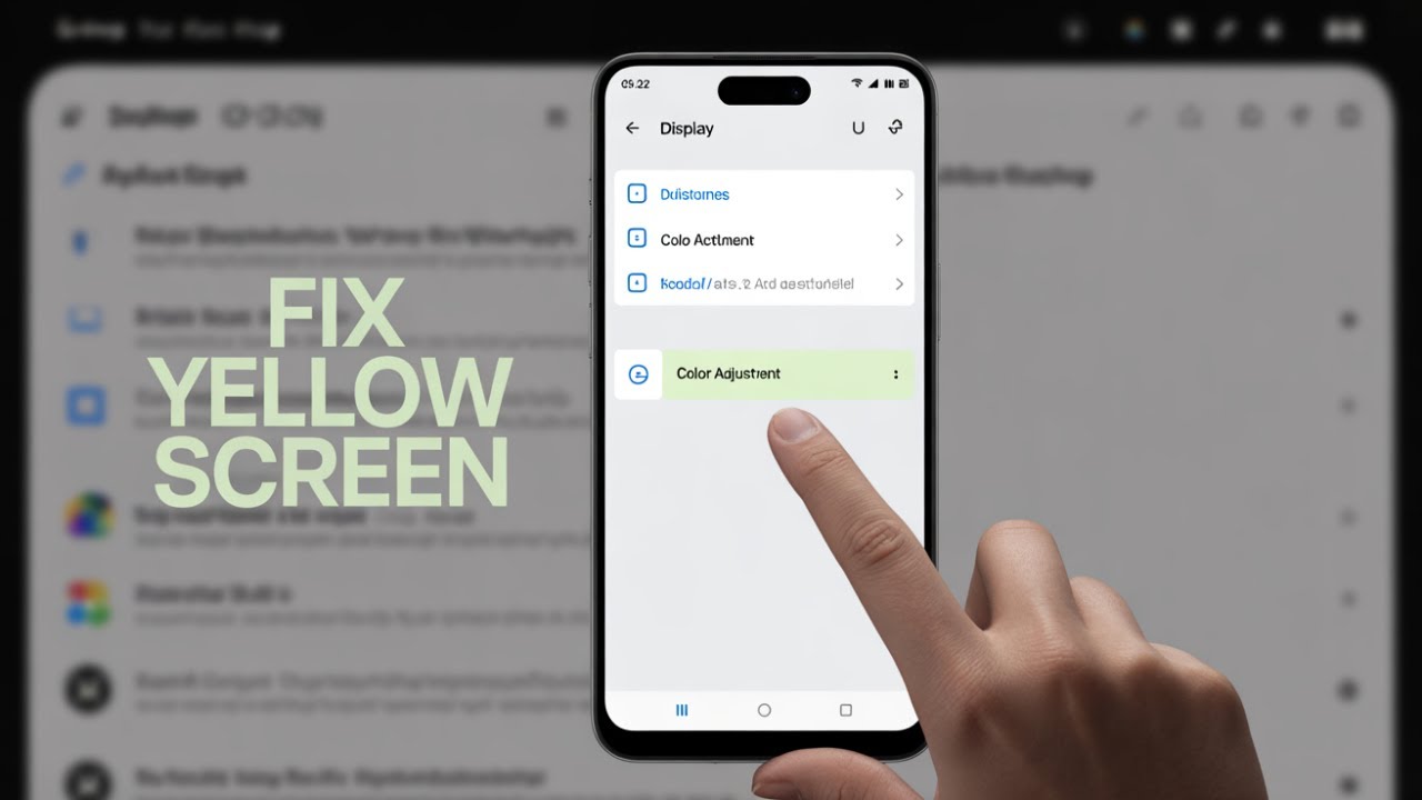 How To Fix Yellow Screen On Android