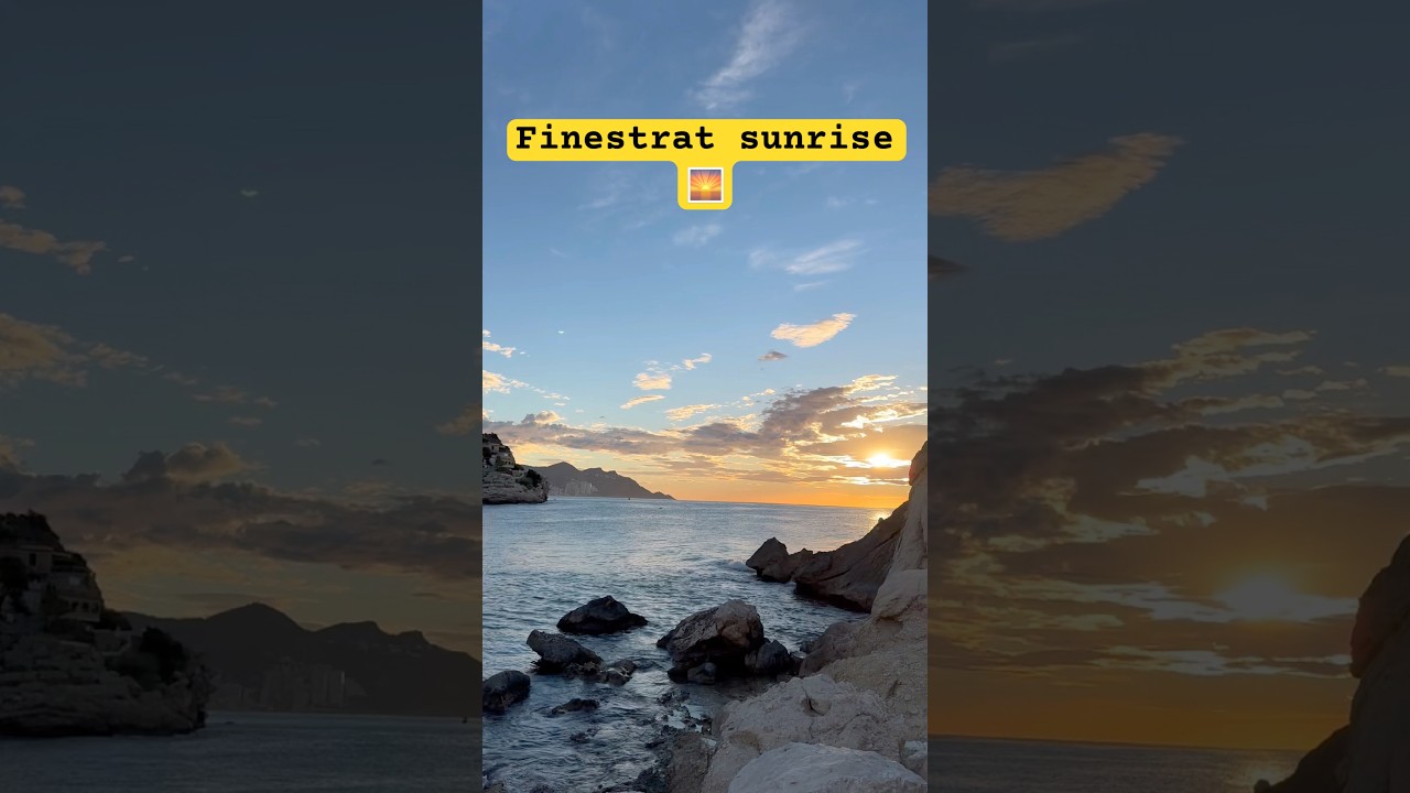 Finestrat sunrise Benidorm Spain 🇪🇸 