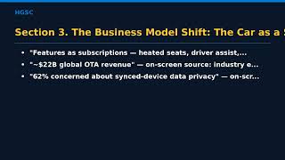 Episode 3 — Software-Defined Vehicles Explained: Why Software Is Now Up to 40% of the Car
