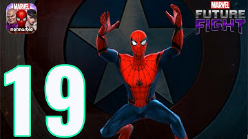 MARVEL Future Fight - Gameplay Walkthrough Part 19 -  SpiderMan Civil War (iOS, Android)