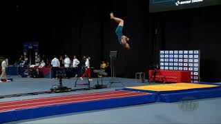 HEMMINGS Jack (AUS) M - 2022 Trampoline Worlds, Sofia (BUL) - Q Tumbling Exercise 2