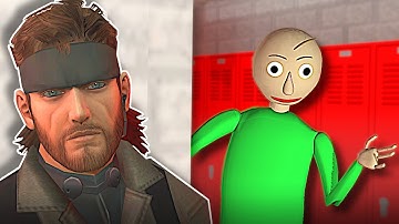 HIDING FROM BALDI! - Garry