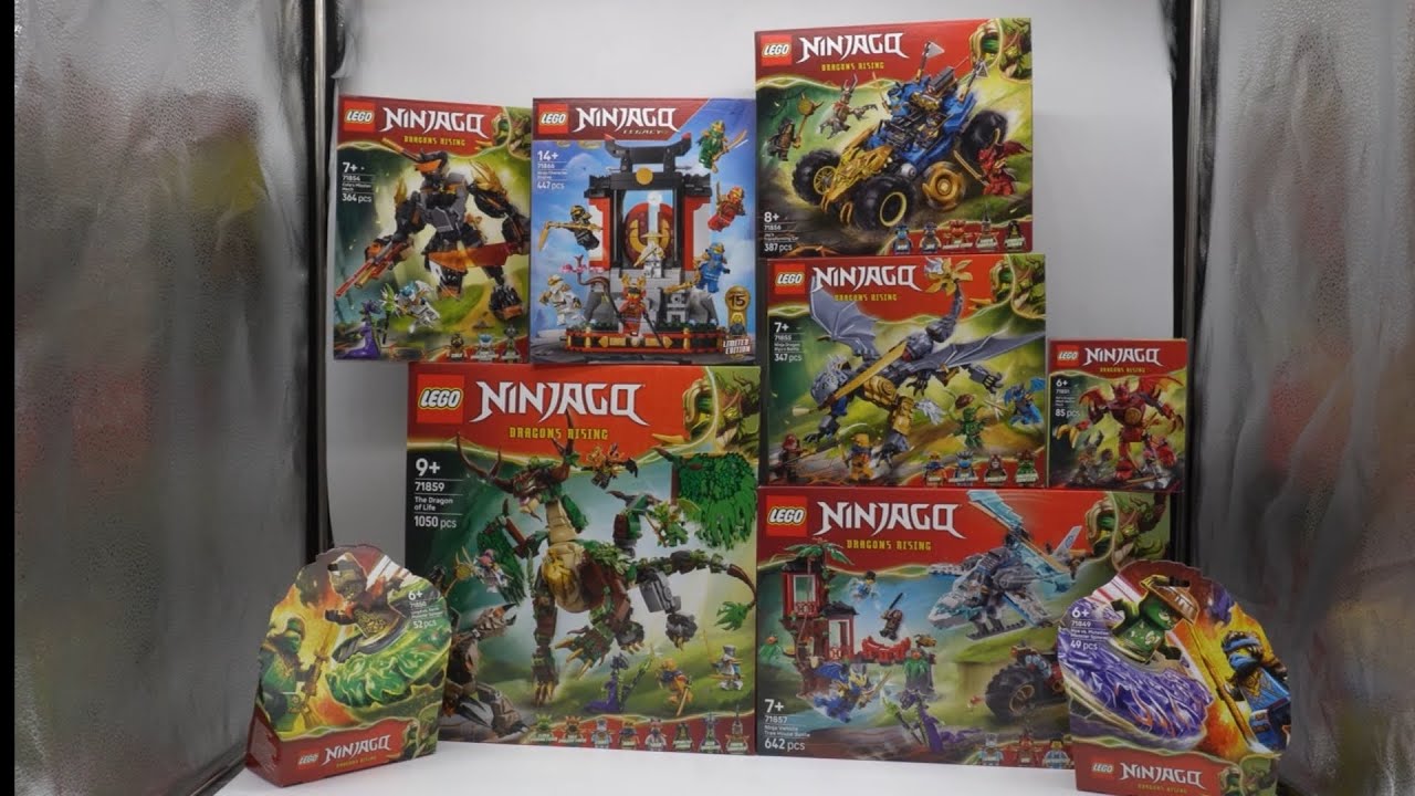 Yapping about the new ninjago sets