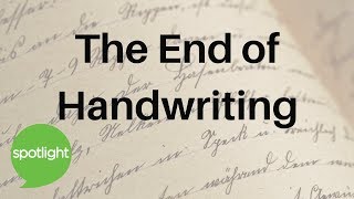 The End of Handwriting | practice English with Spotlight