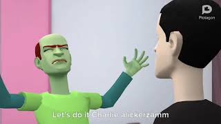 Plotagon Brobee and Charlie break the elevator and get grounded