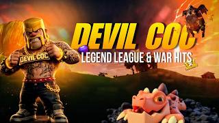 Legend League and War Hits 🔥🔥 || Clash of Clans || COC DEVIL #clashofclans #shorts #supercell