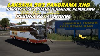 BUS LAKSANA SR3 PANORAMA XHD HARAPAN JAYA VIP TERBARU RUTE BLITAR JAKARTA - ETS2 MOD INDONESIA screenshot 1