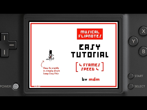 Musical Flipnotes - Easy Tutorial - Flipnote Hatena