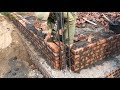 Construction Techniques Of Connecting Walls To Foundations - How To Lay Bricks Easily