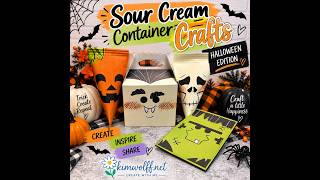 6x6 Paper = Adorable Treat Holder! 🎃 | Halloween Paper Craft Tutorial