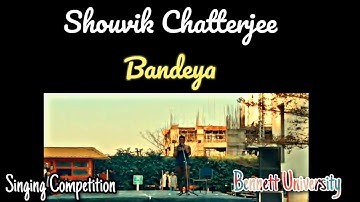 Bennett University - Singing Competition | Shouvik Chatterjee