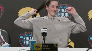 Iowa Caitlin Clark National Championship Pregame Press Conference - 2024 NCAA Tournament