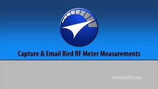 Rf Meter App Email Options
