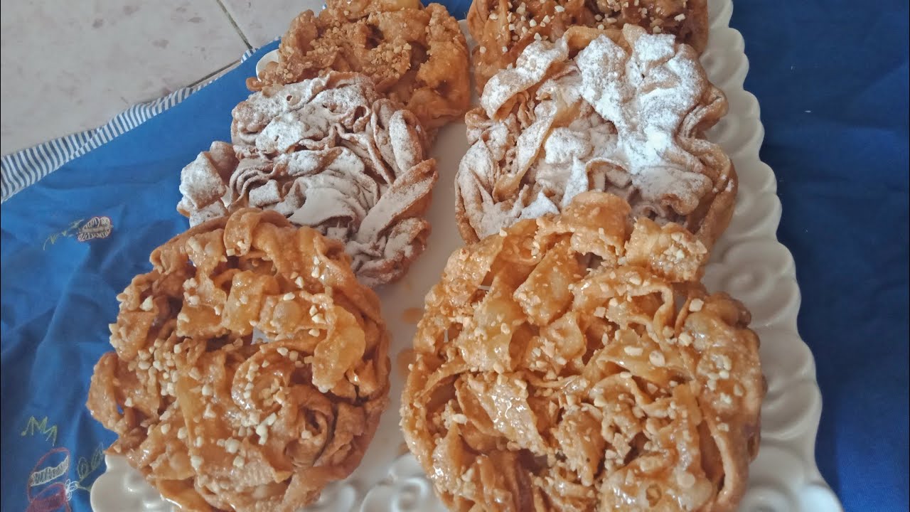 عجينة السحرية ديال حلوة الغراف وبكمية.قليلة من زيت توجدي اروع حلوى