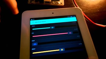 ESP8266 evaluation board plus APA102 LED strip