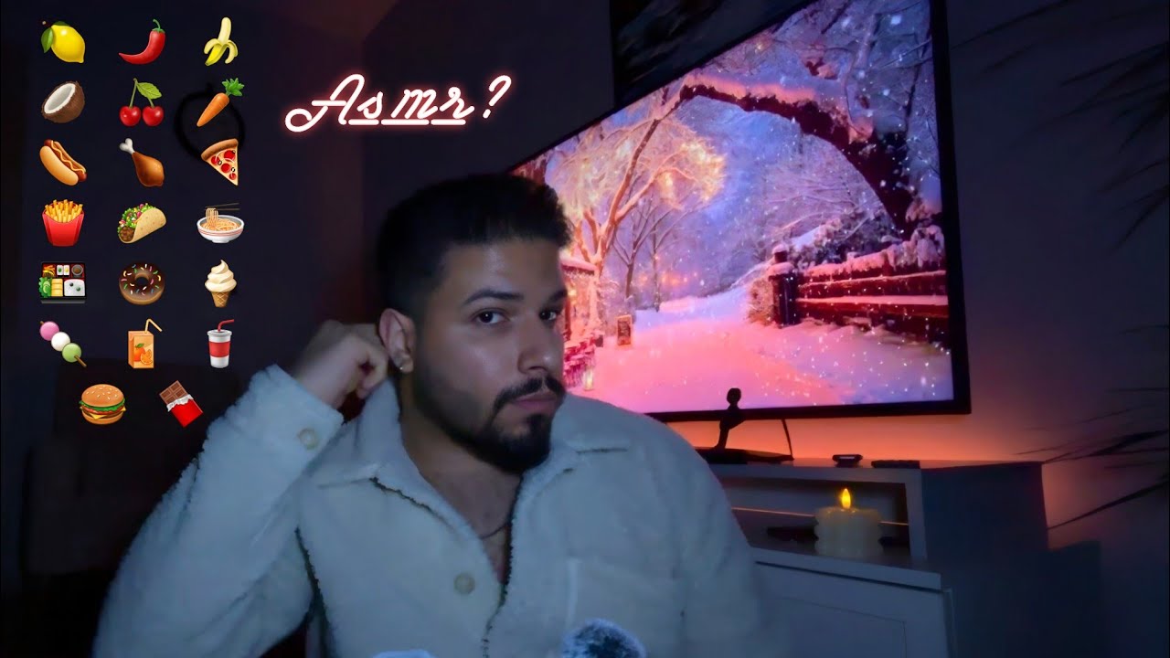 ASMR | INVISIBLE EMOJI FOOD CHALLENGE [0.5] 😴💤🎧