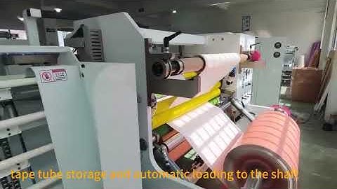 GD 801 fully automatic rewinding machine for medical zinc oxide adhesive tapes