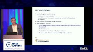 Resident and Fellow Education Programming:  A Primer on the Fellowship Match:  Spine & Physiatry