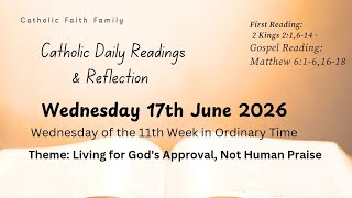 Today’s Catholic Mass Readings _ Wednesday, June 17, 2026