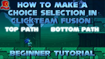How to make Choice Selections for Cutscenes | Clickteam Fusion Beginner Tutorial