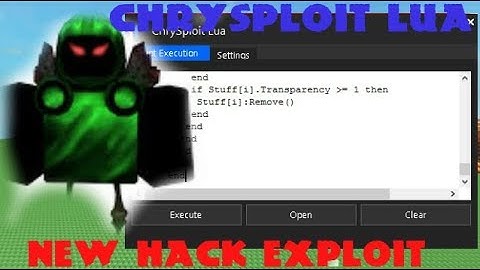 NEW HACK EXPLOIT CHRYSPLOIT LUA