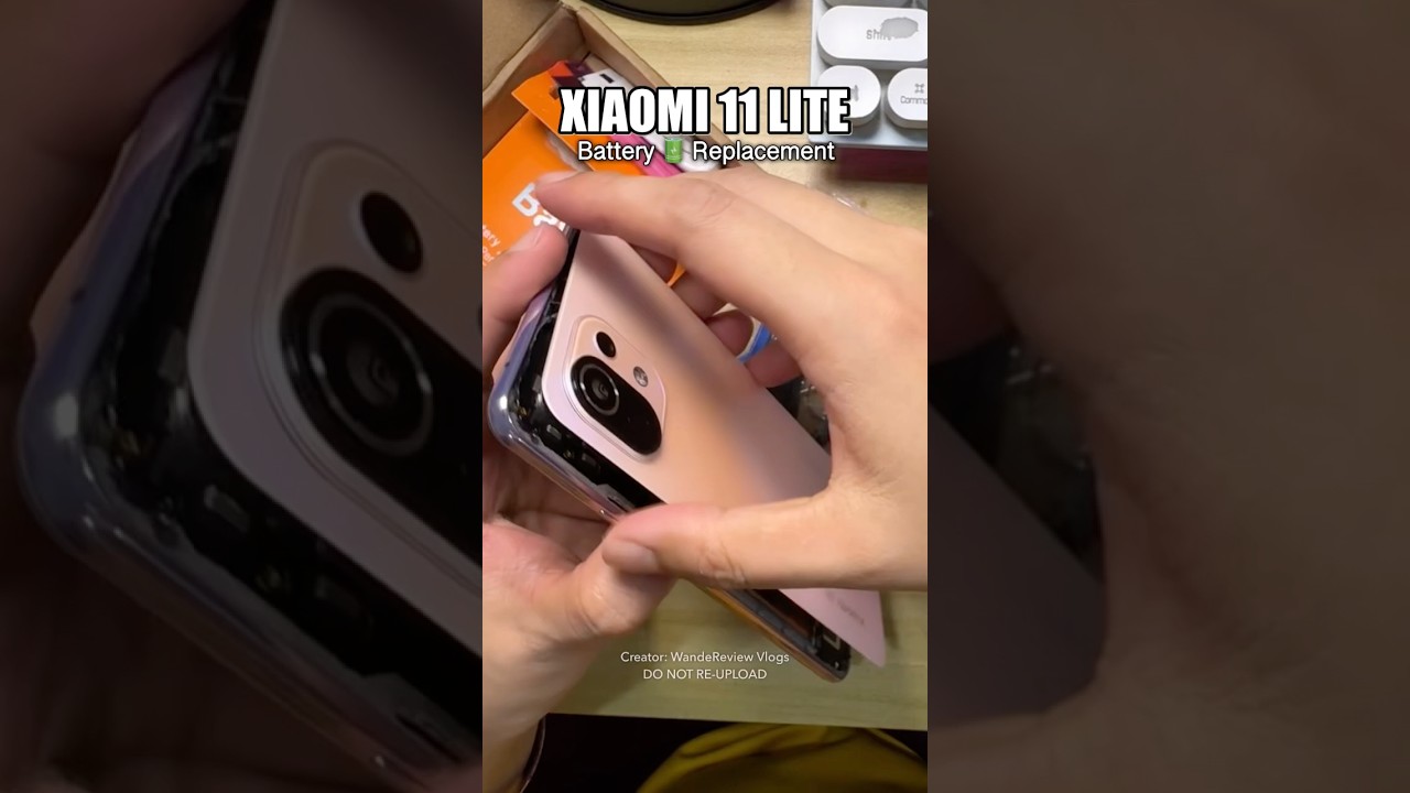Xiaomi 11 Lite Battery Replacement | DIY Fix at Home 🔋