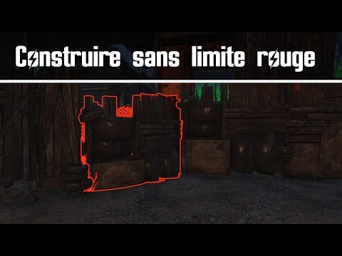 Fallout 4 - Astuce : Construire sans limite rouge