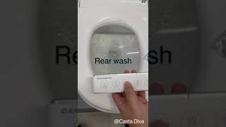 Casta Diva Smart Toilet Bidet Function Operation