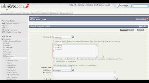 Create Custom Field in Salesforce