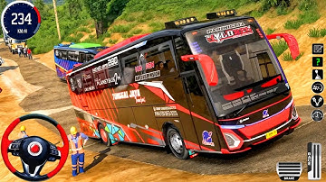 Bus Simulator 3D - Real Workers Transport Bus Driving 2025 - Bus Game Android Gameplay