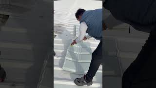 Çatı İzolasyonu Pu Köpük Ve Mastik Silikon Ile Yağmur Sızdırmazlığı Şfet