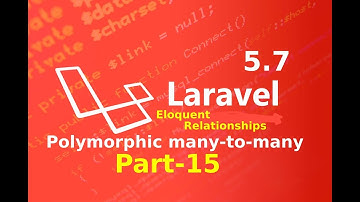 polymorphic  many to many relation part 15 ||  Eloquent relationships and ORM