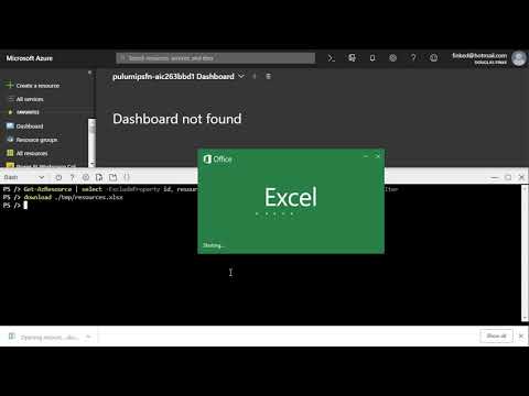 Azure Cloud Shell ImportExcel