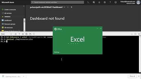 Azure Cloud Shell ImportExcel