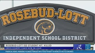 Rosebud-Lott cross country coach on administrative leave after teen killed during morning run