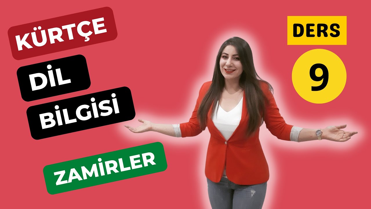 Kürtçe Dil Bilgisi Zamirler (CÎNAVK) ! Ders 9 #kürtçe #kurdî #kurmancî  #zamir #cînavk