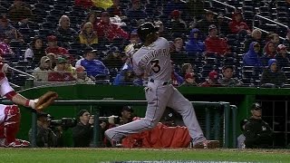 MIA@WSH: Hechavarria doubles in Bour to extend lead