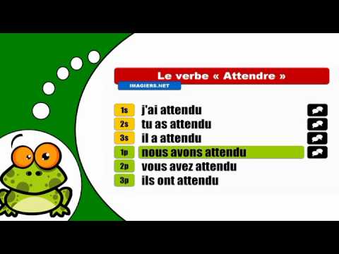 Como conjugado attendre # Indicatif Passé composé