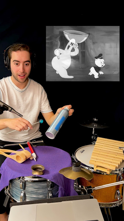 How Vintage Cartoon Sounds were Made! (no music)