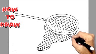 How to Draw Fishing Net