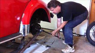 How To Remove Classic VW Beetle Bug Rear Axle Nut, By Last Chance Auto Restore.com