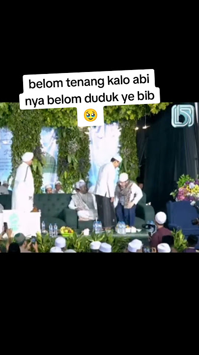 alwi selalu di temani ayah nya saat dakwah