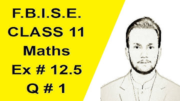 11th Class Maths | Chapter 12 | Exercise 12.5 | Question 1 | Application of Trigonometry