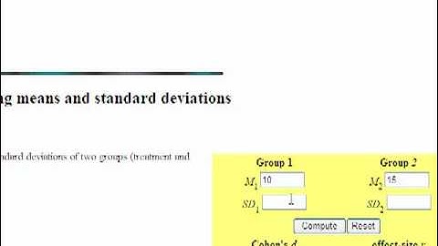 UST Research Tutorial: Effect size