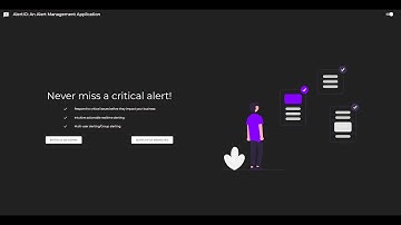 AlertIO: An Alert Management Application | Video-Walkthrough