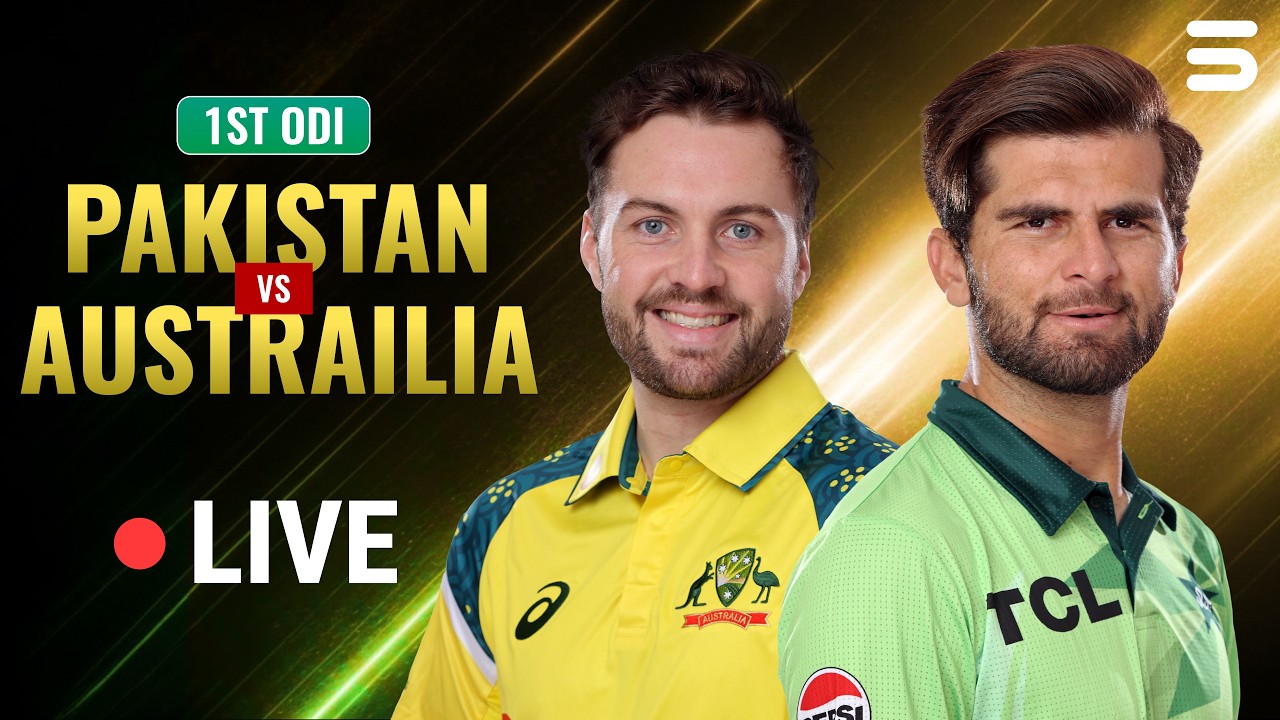 Live | Pakistan vs Australia | Match 01 | ODI Series 2026 | PCB | M9J1U