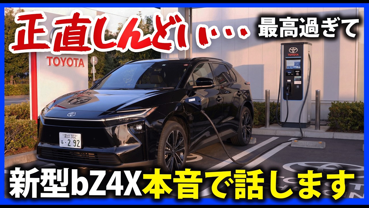 【正直しんどい】新型bZ4Xが最高すぎて困る…EVのリアルな現実を話します