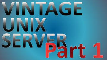 Vintage 486 UNIX Server "First Boot" (1/4)