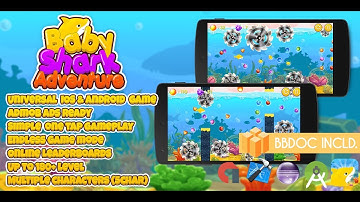 Baby Shark Adventure Buildbox 2.2.8 ( BBDOC + Android Studio + Eclipse + IOS Xcode)