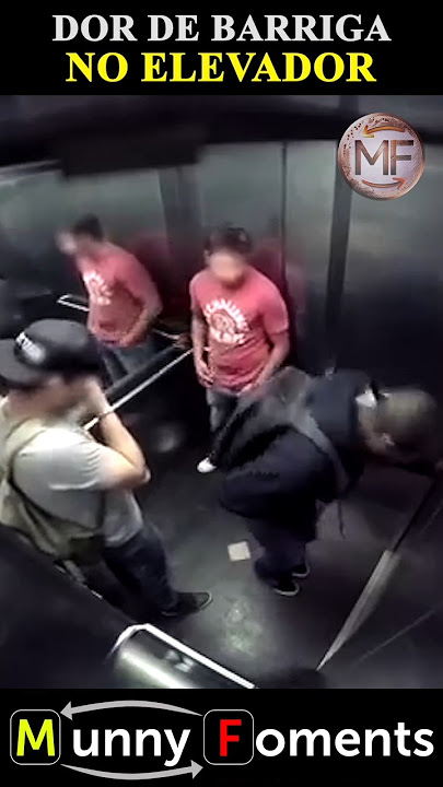 DOR DE BARRIGA NO ELEVADOR #pegadinhas